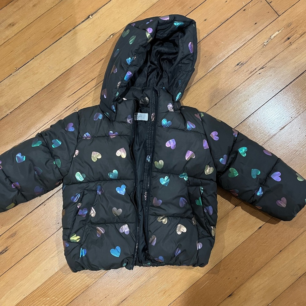 H&M toddler coat with removable hood